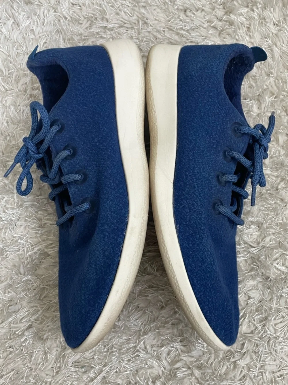 allbirds Men's Wool Runners Blue Sneakers